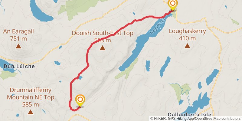 Lough Veagh and Dooish Loop stage 2 Map
