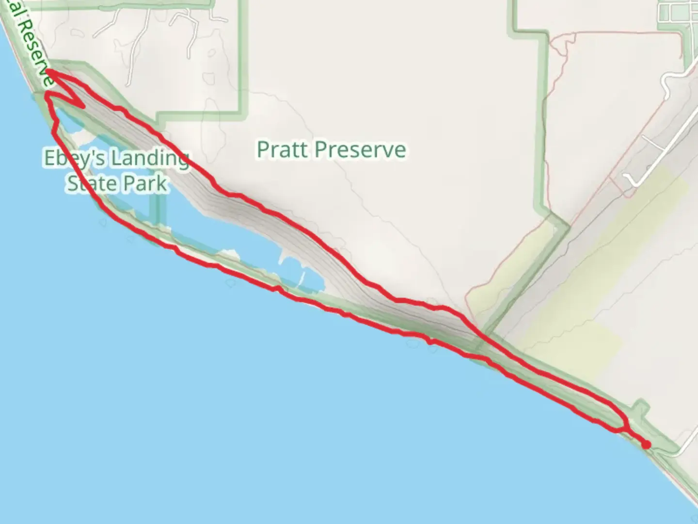 An image depicting the trail Perego's Lake Loop and its surrounding area.
