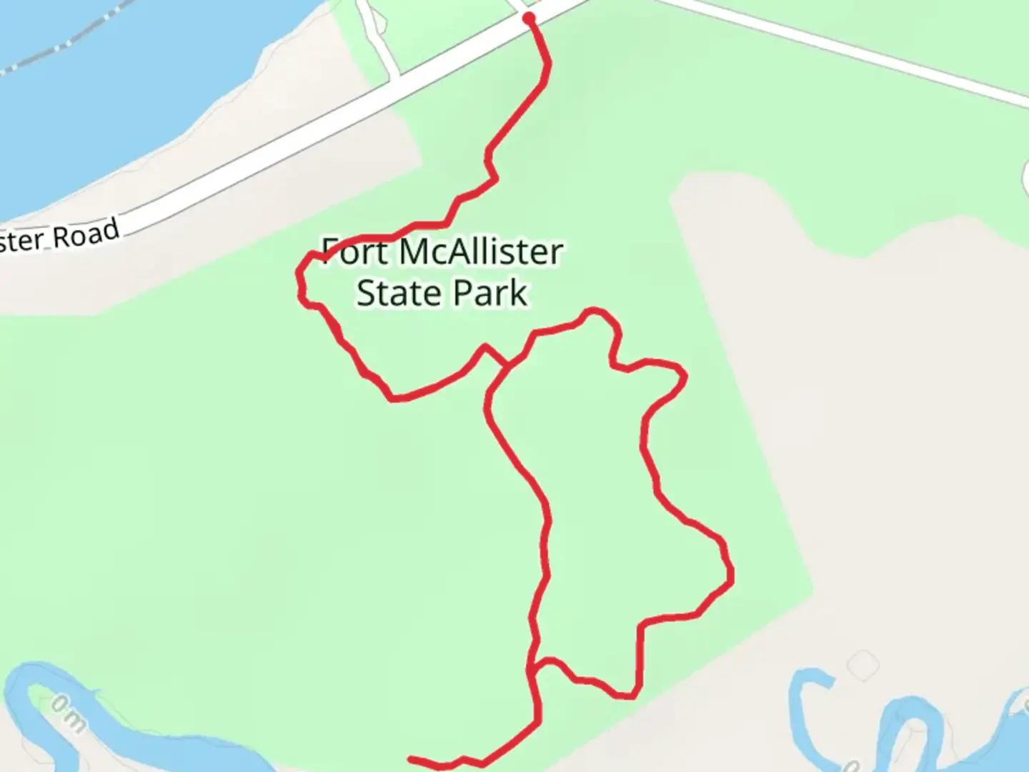 An image depicting the trail Red Bird Creek Loop Trail and its surrounding area.