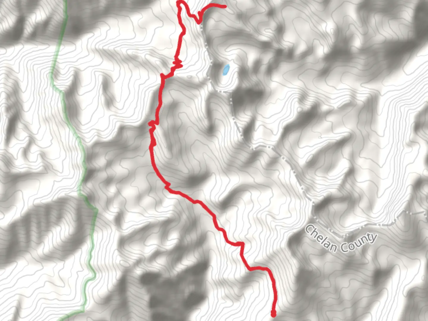 An image depicting the trail Angel Staircase Trail via Summit Trail and its surrounding area.