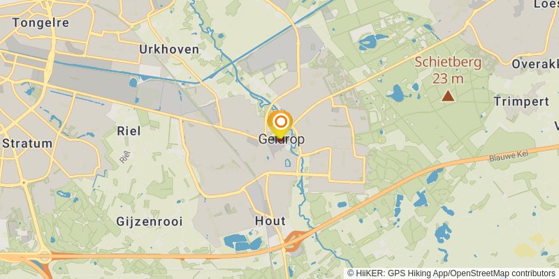 Brabants Vennenpad spur 2 Map