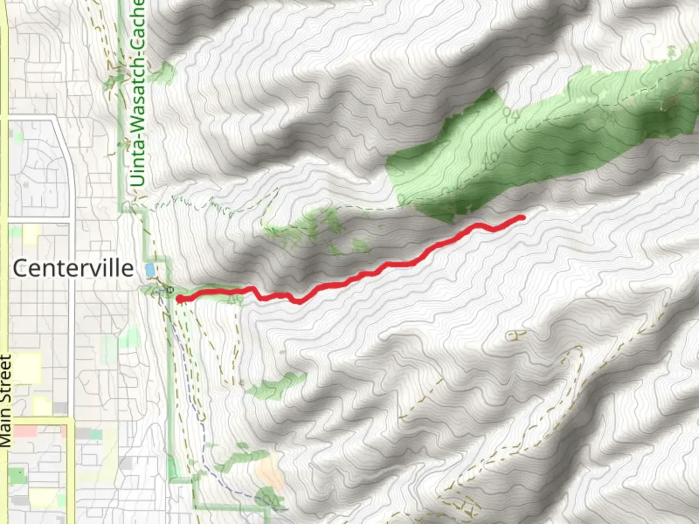 An image depicting the trail Deuel Creek Trail Out and Back and its surrounding area.