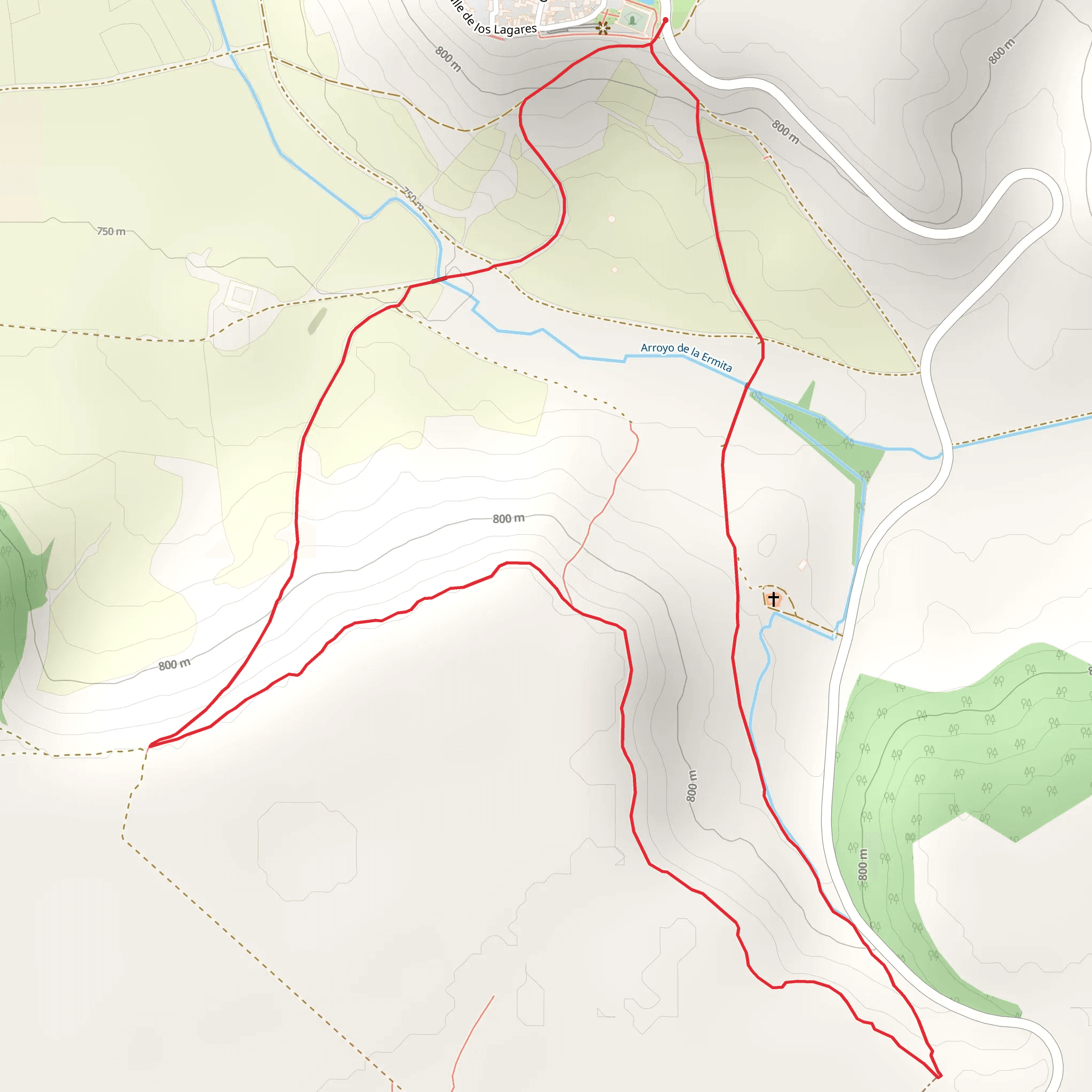 Valdefuentes Trail SL VA 57 mobile static map