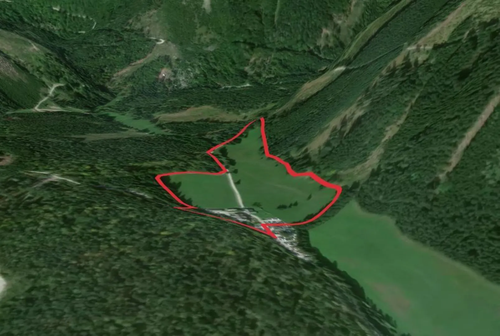 An image depicting the trail Bodenbauer Water Miracle Trail and its surrounding area.