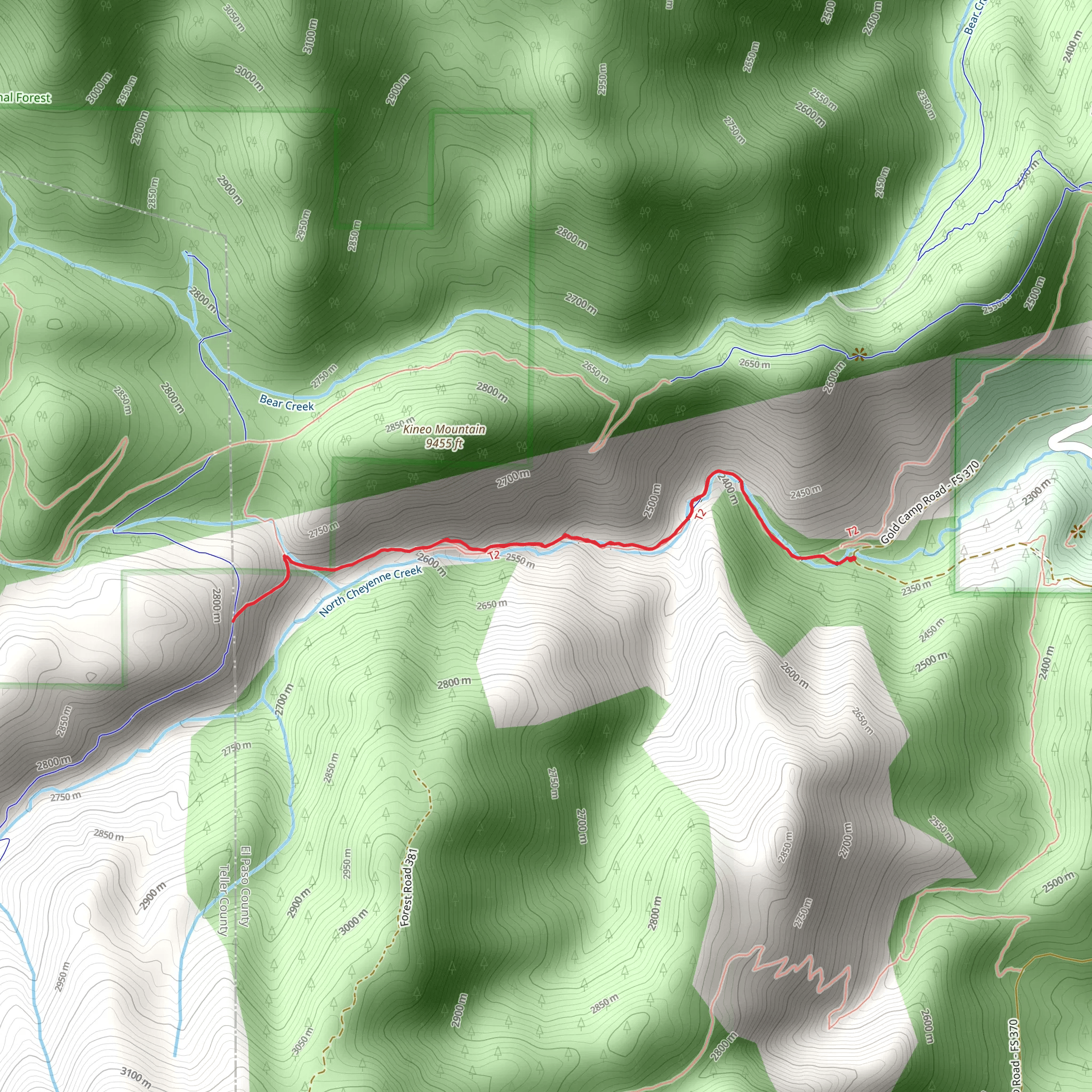 Seven Bridges Trail mobile static map