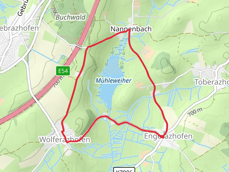 Mühleweiher Loop via Nannenbacher Weg