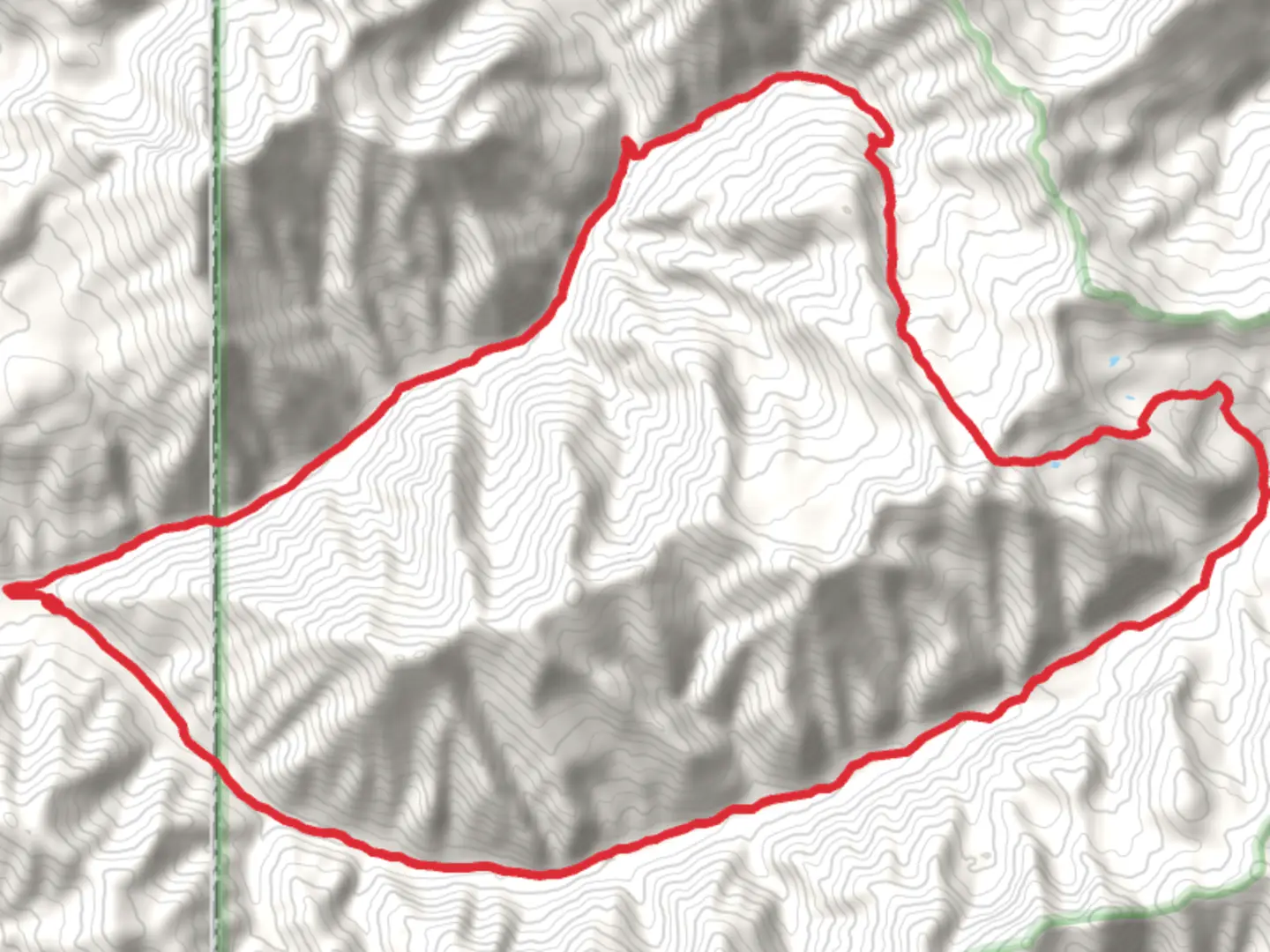 An image depicting the trail North Fork Indian Creek and South Fork Indian Creek Loop and its surrounding area.