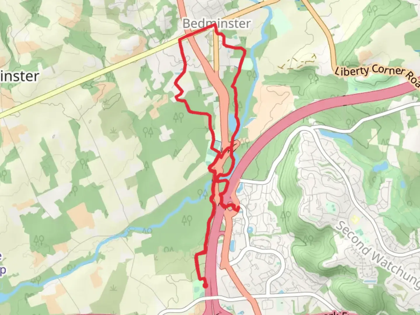 An image depicting the trail River Road Park Loop and its surrounding area.