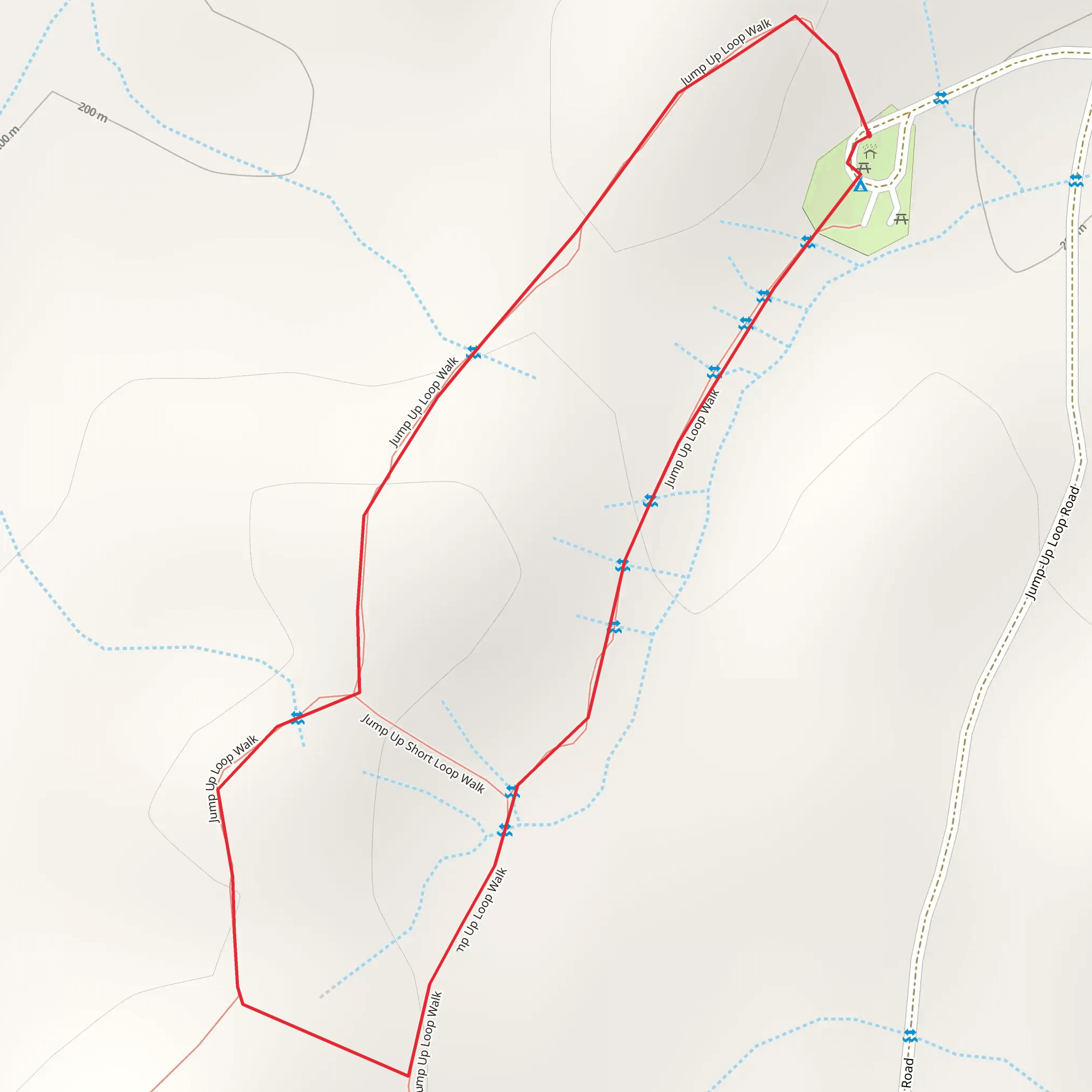 Jump - Up Track mobile static map