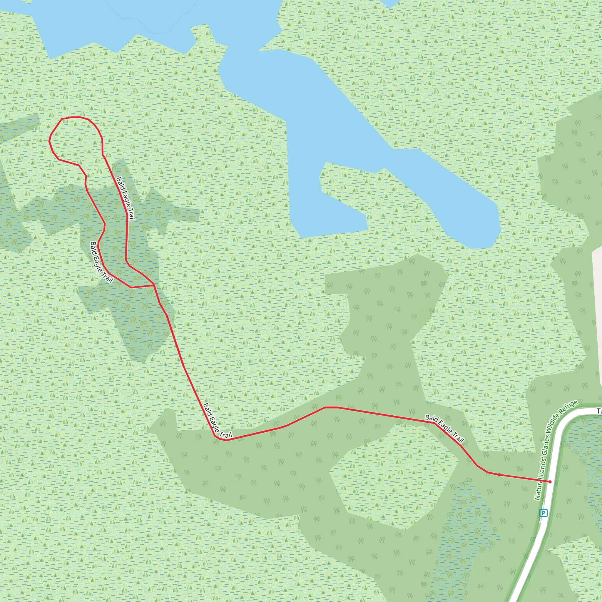 Bald Eagle Trail mobile static map