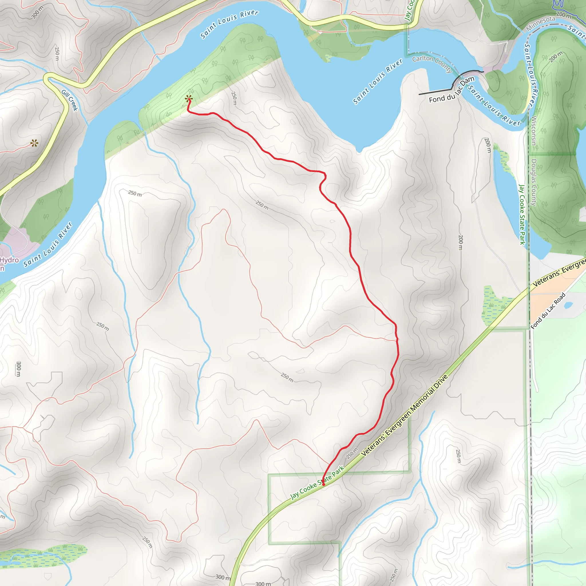 High Trail mobile static map