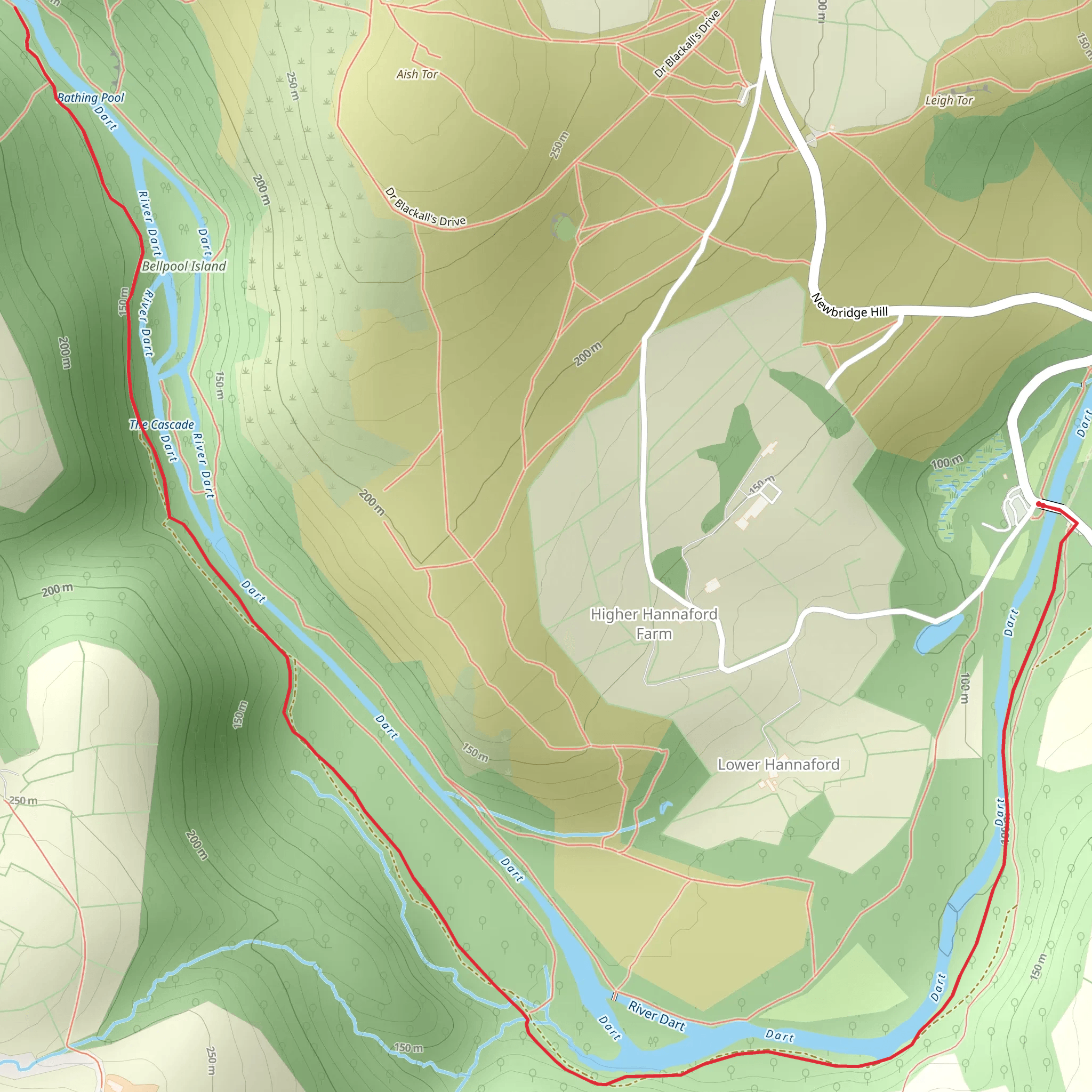 Sharrah Pool from New Bridge mobile static map
