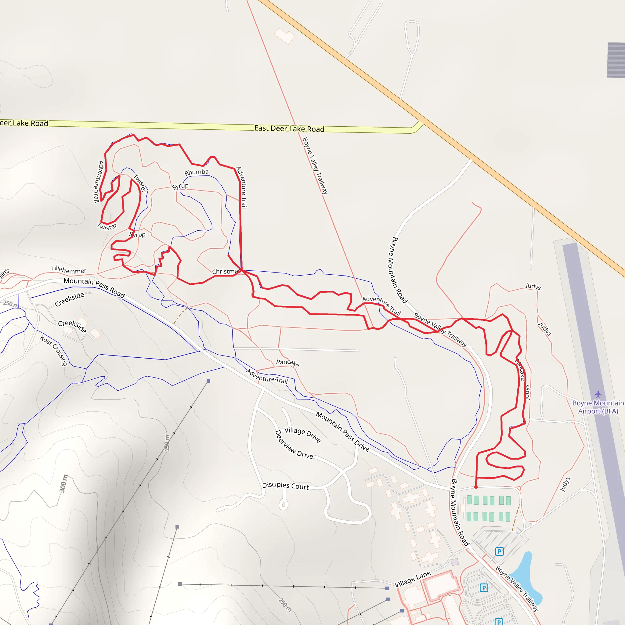 Boyne Valley Loop mobile static map