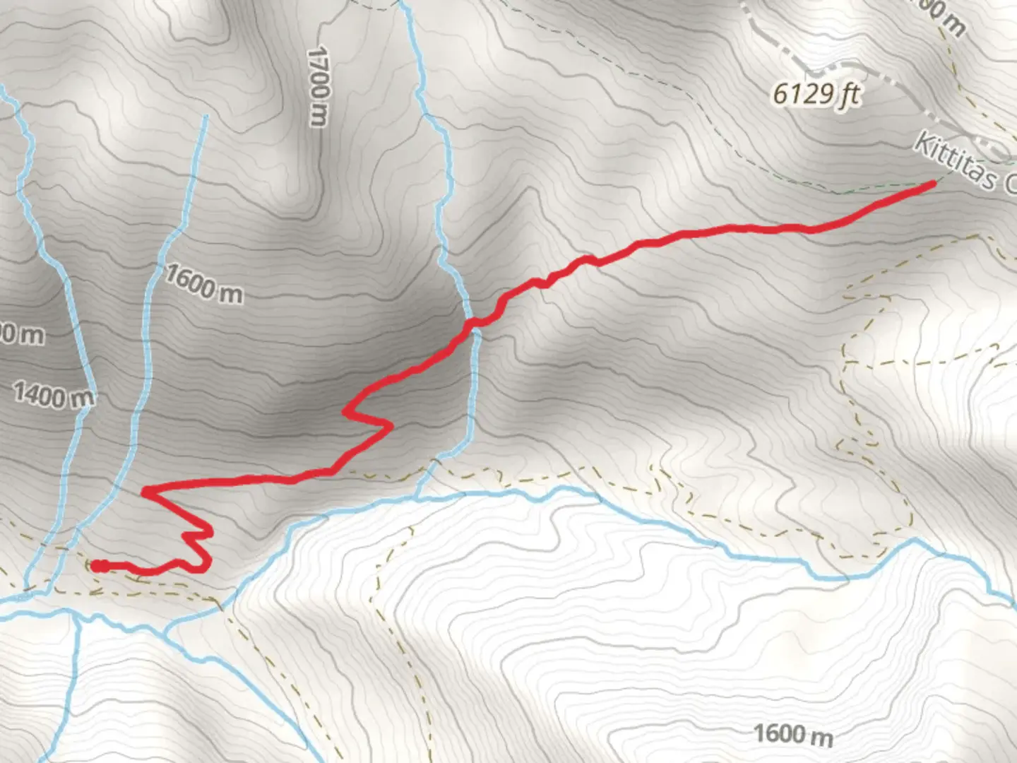 An image depicting the trail North Fork Fortune Creek Trail and its surrounding area.