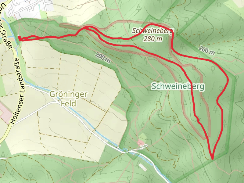 Märzenbecherblüte and Schweineberg Loop mobile static map