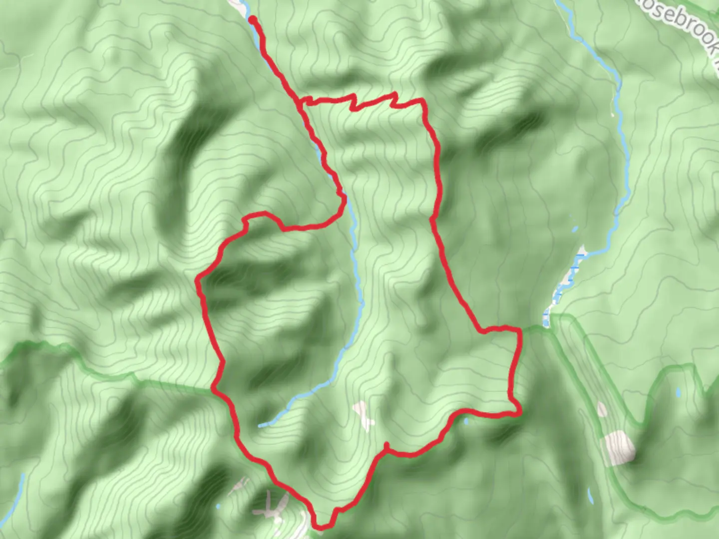 An image depicting the trail Mount Hale South Peak Loop and its surrounding area.