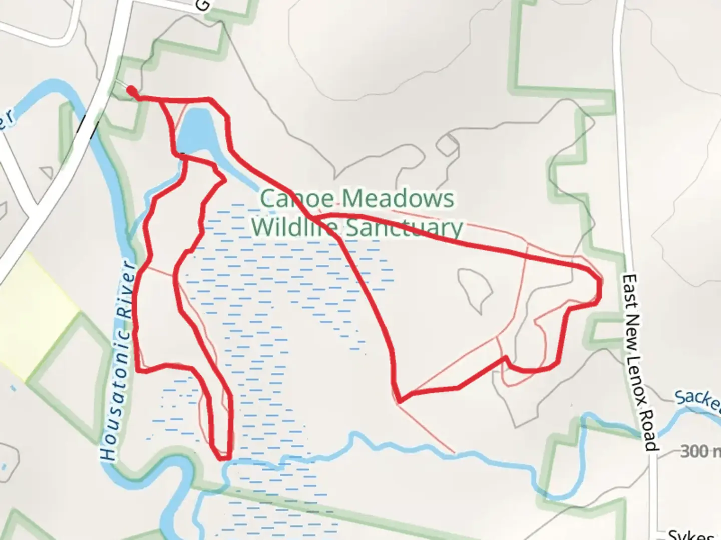 An image depicting the trail Owl - Wolf Pine and Sacred Way Loop and its surrounding area.