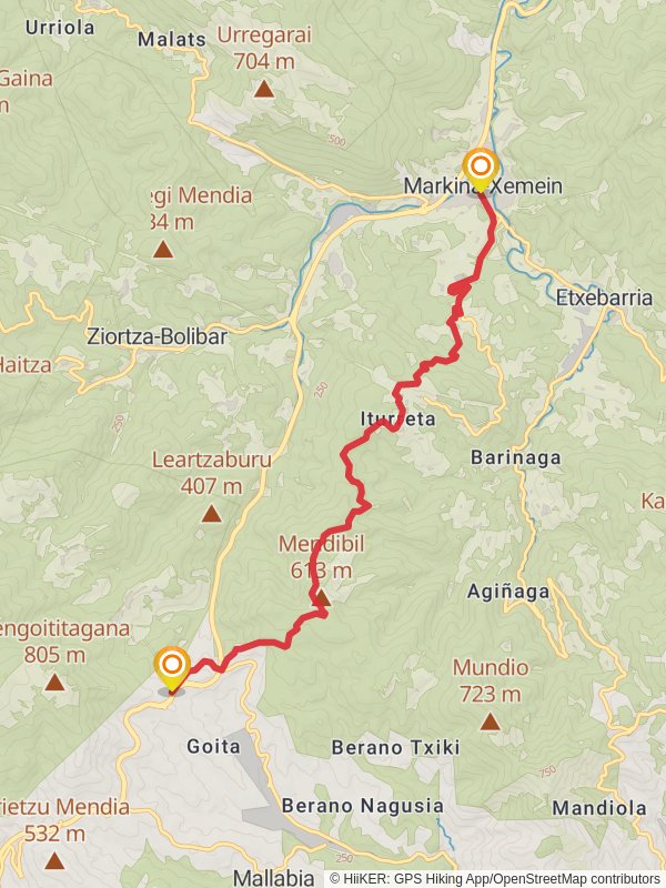 Iturrieta and Trabakua Path PR BI 24 mobile static map