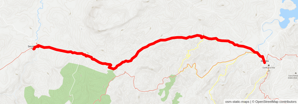 GR 7 - Andalucia stage 48 Map