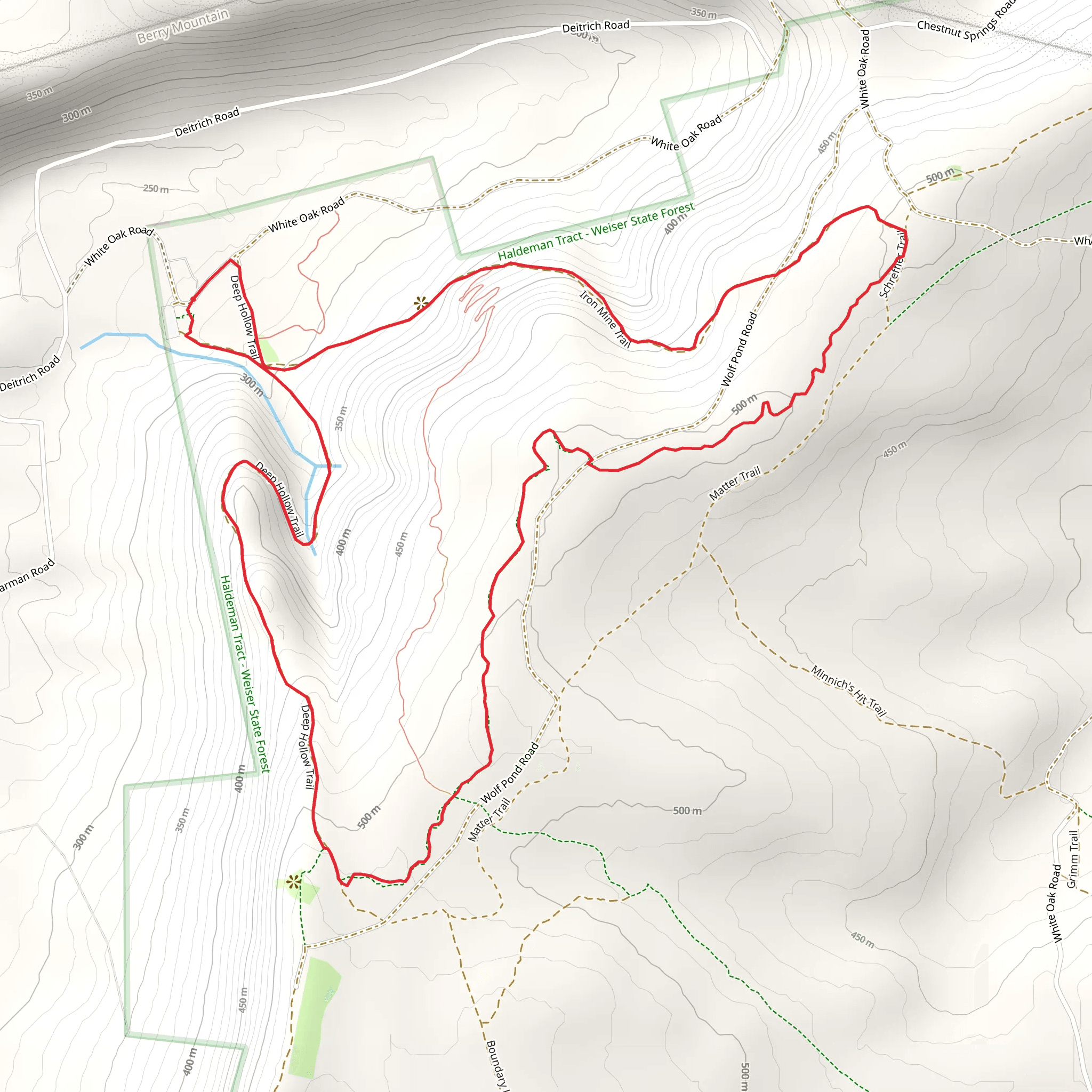 Rocks Ridge Trail Loop mobile static map