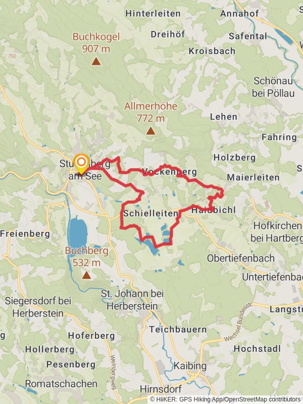 Buschenschankweg Long Route mobile static map