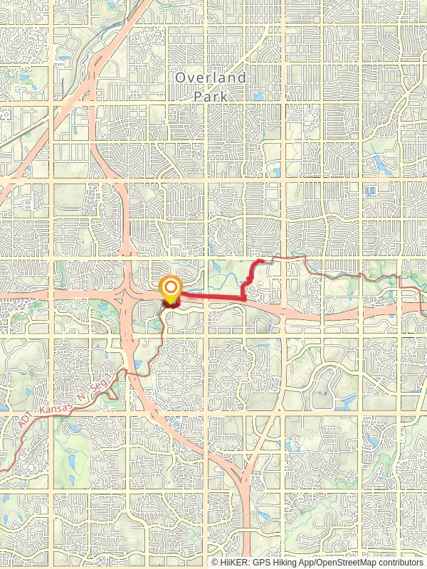 Indian Creek Trail from Corporate Woods Founder's Park