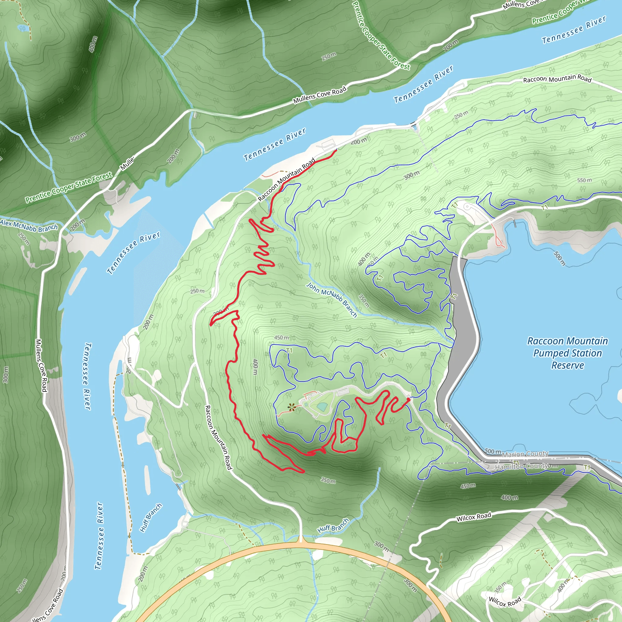 Laurel Point and High Voltage mobile static map