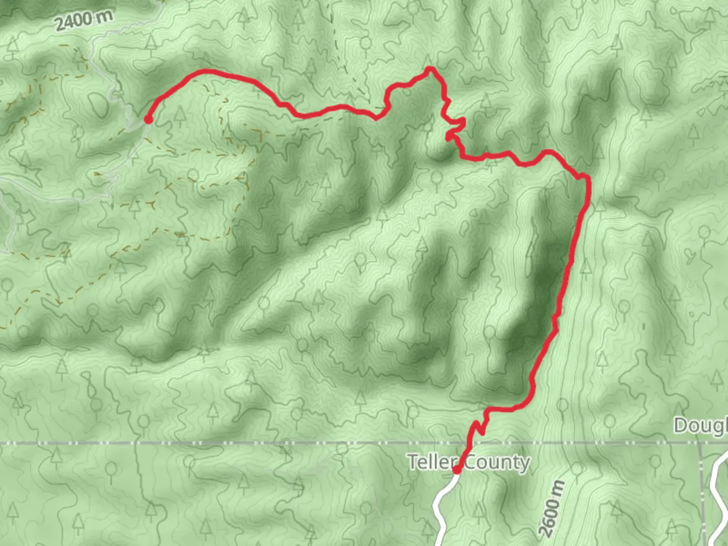 An image depicting the trail Forest Road 347 Walk and its surrounding area.
