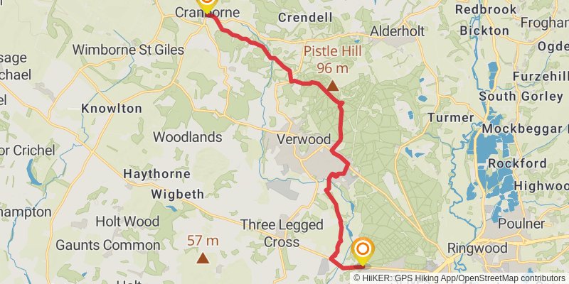 Dorset Loop from North Haven Point stage 3 Map