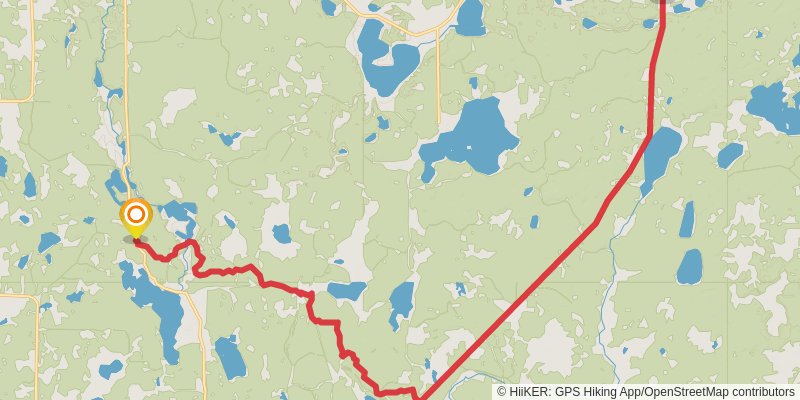 North Country Trail - Minnesota stage 22 Map
