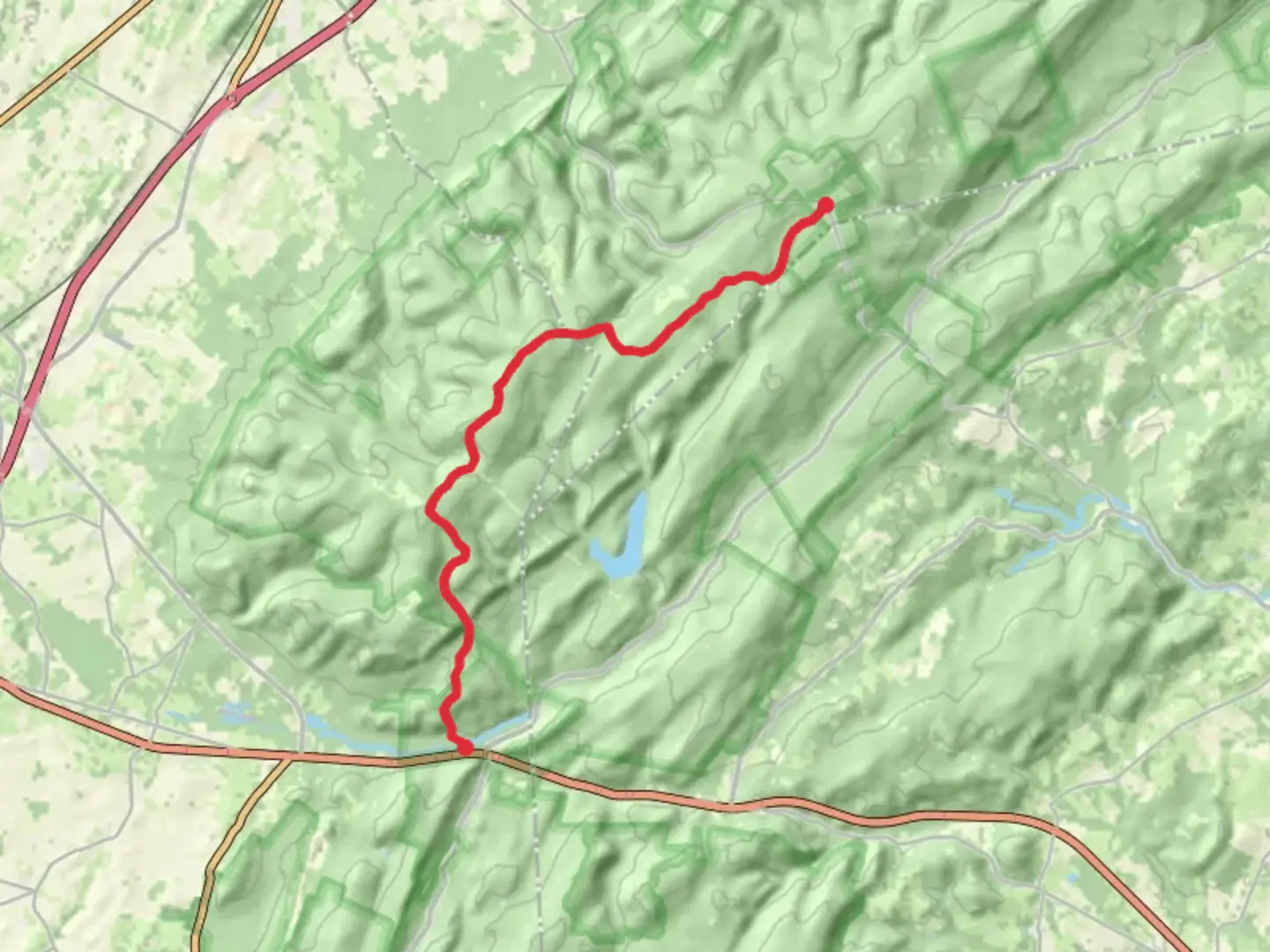 An image depicting the trail Appalachian Trail via Shippensburg Road and its surrounding area.