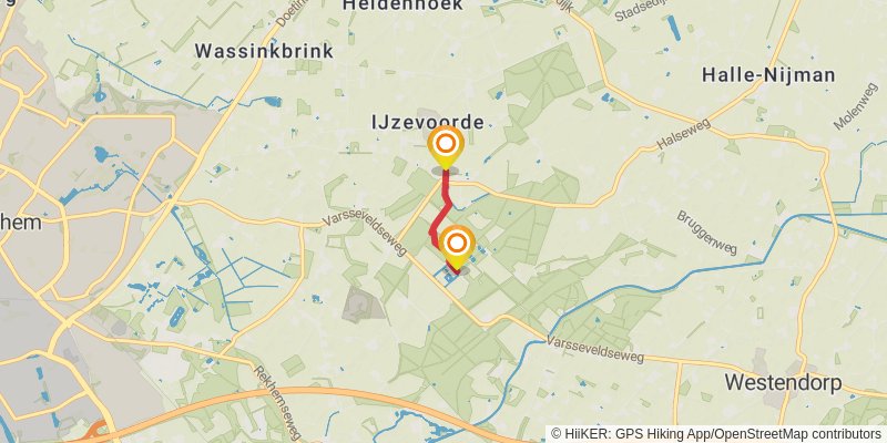 Graafschapspad spur 2 Map