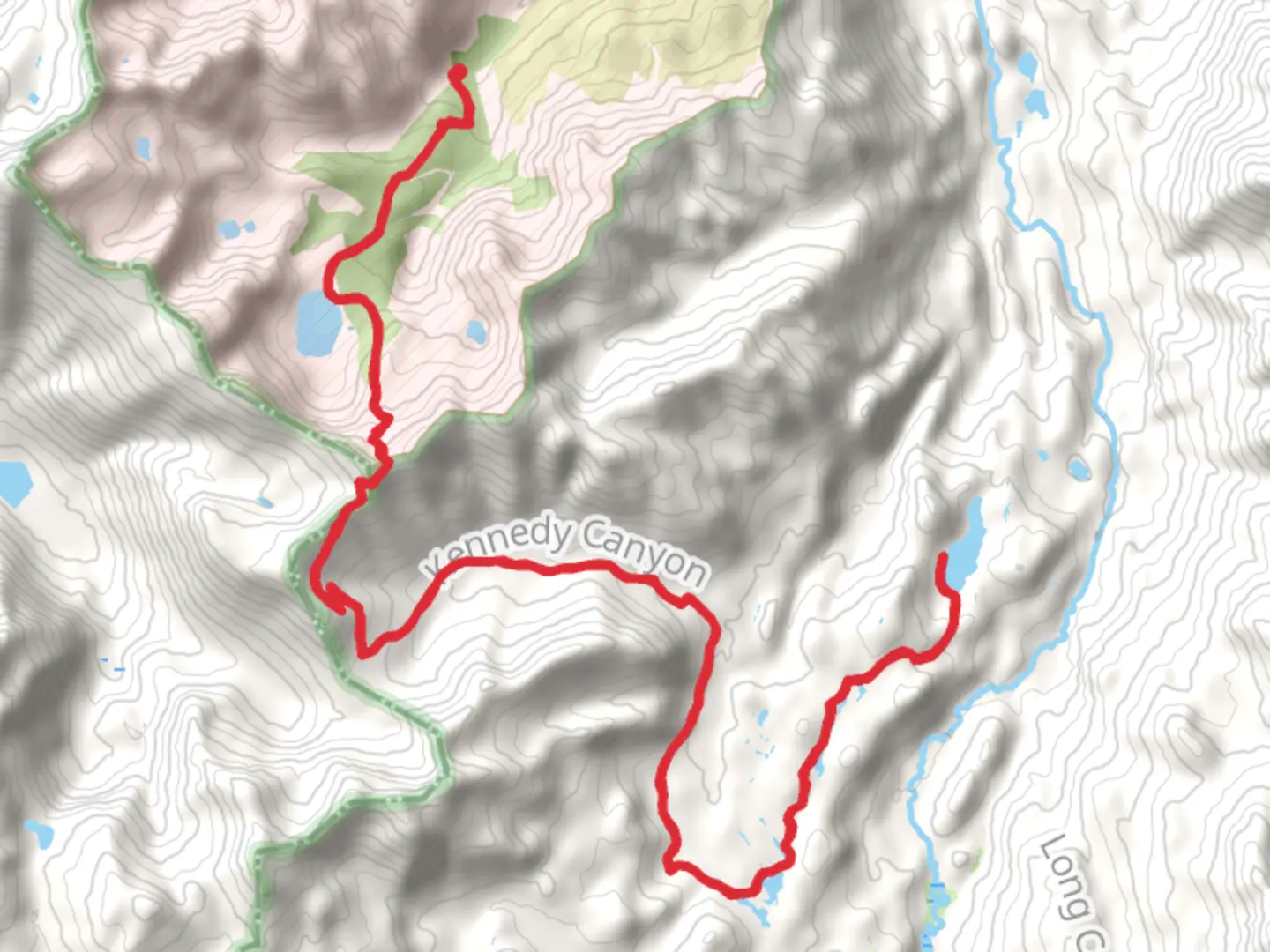 An image depicting the trail Fremont Lake via Leavitt Lake Road and its surrounding area.