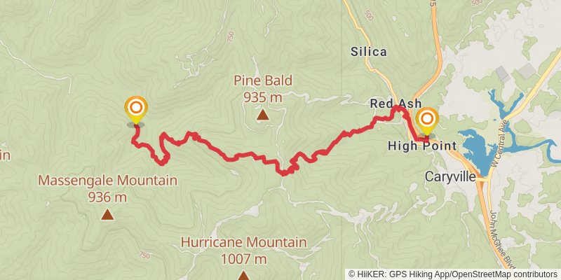 Great Eastern Trail (Incomplete) stage 69 Map
