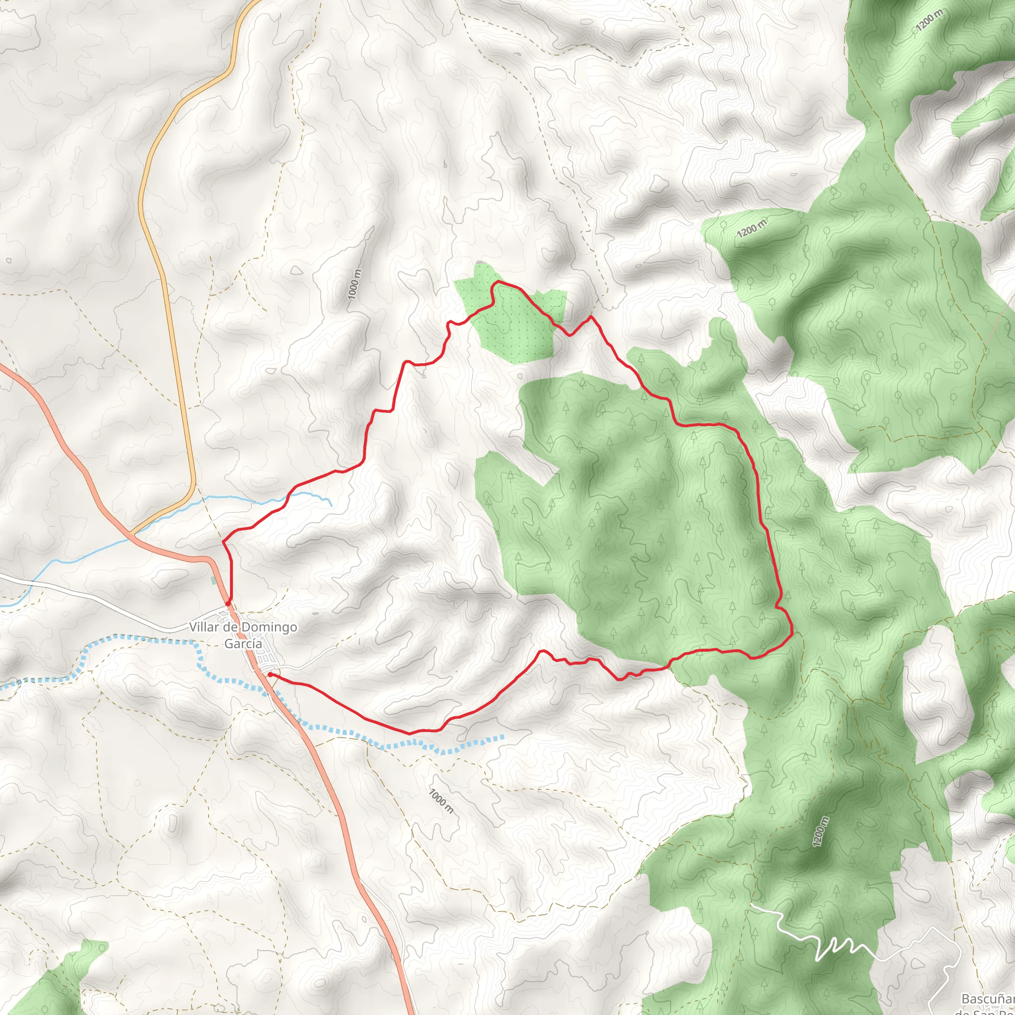 Fuente del Gallo Route PR CU 41 mobile static map