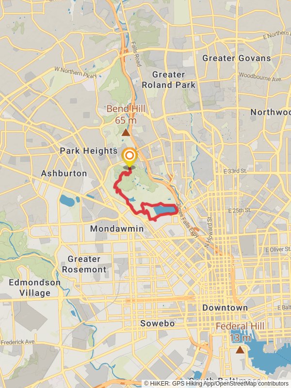 Druid Lake and Jones Falls Loop Trail