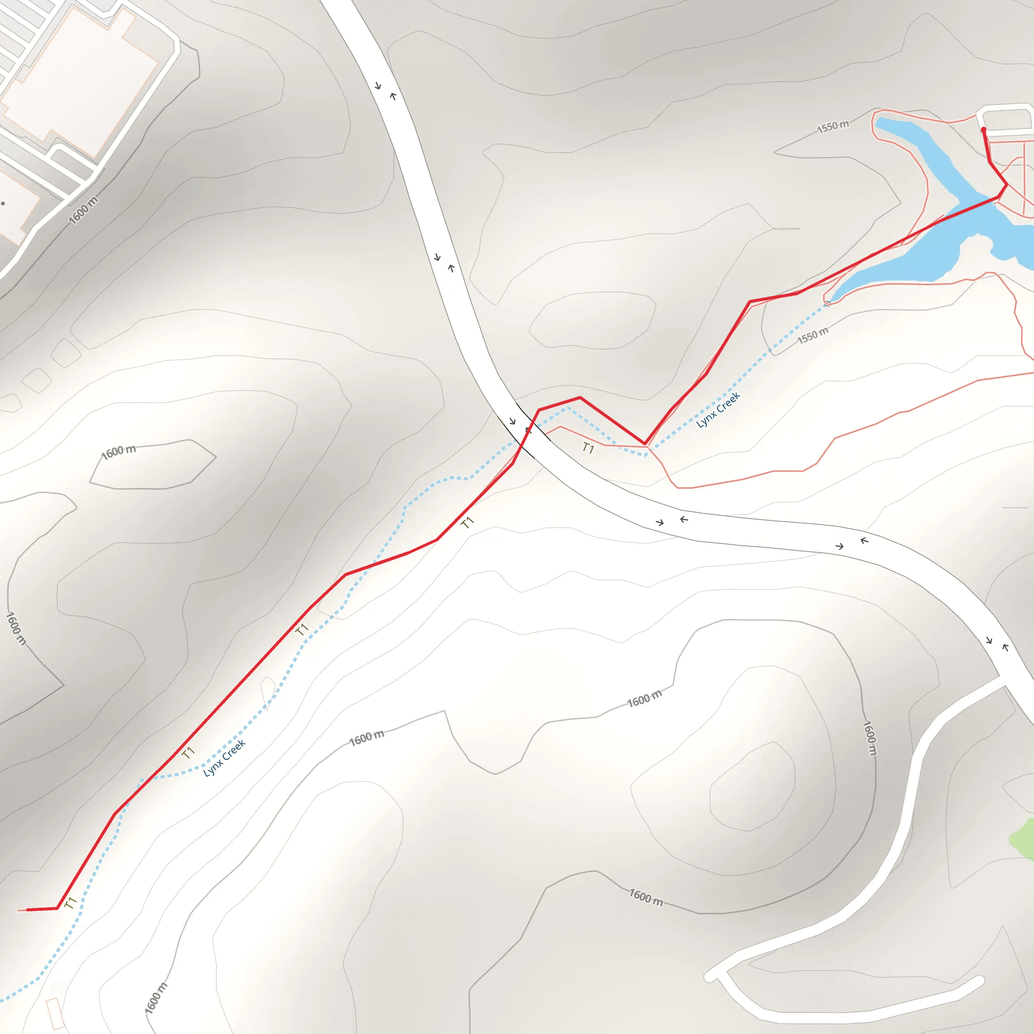 Lynx Creek Walk mobile static map