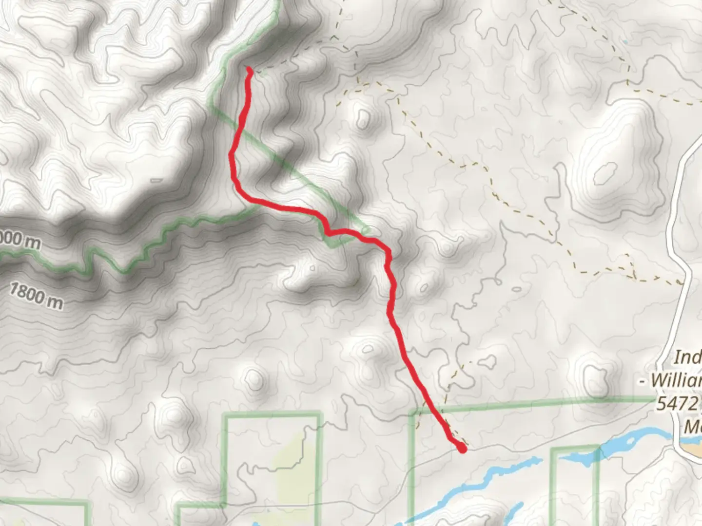 An image depicting the trail Juniper Springs Trail and its surrounding area.