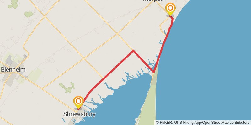Waterfront Trail stage 50 Map