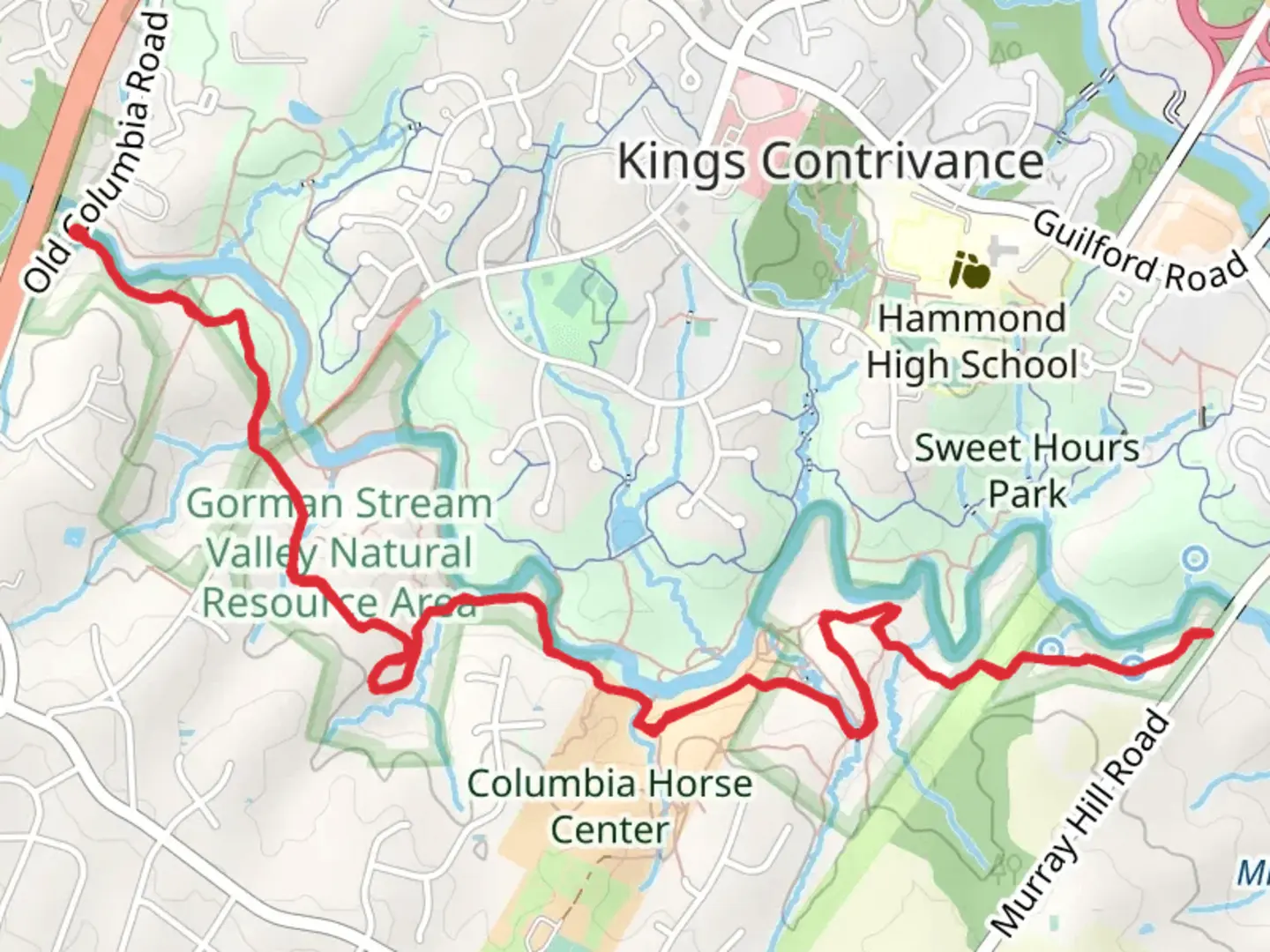 An image depicting the trail Strawberry and Fixxerupper Walk and its surrounding area.