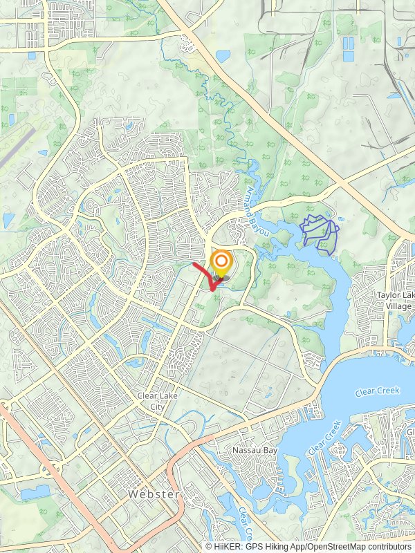 Walk beside Horsepen Bayou