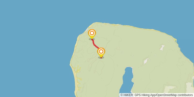 North Manitou Island Trail spur 1 Map