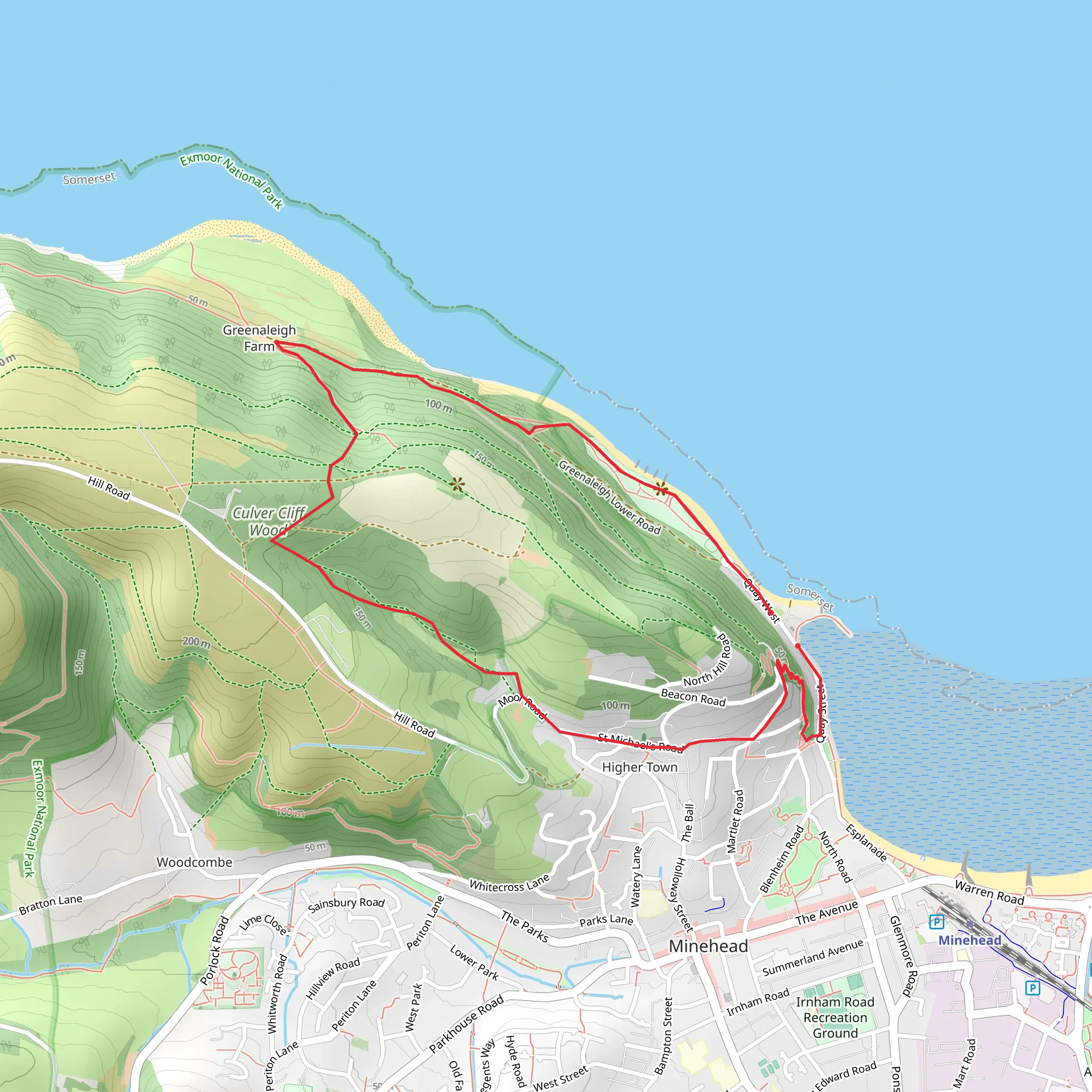 Moor Wood Walk mobile static map