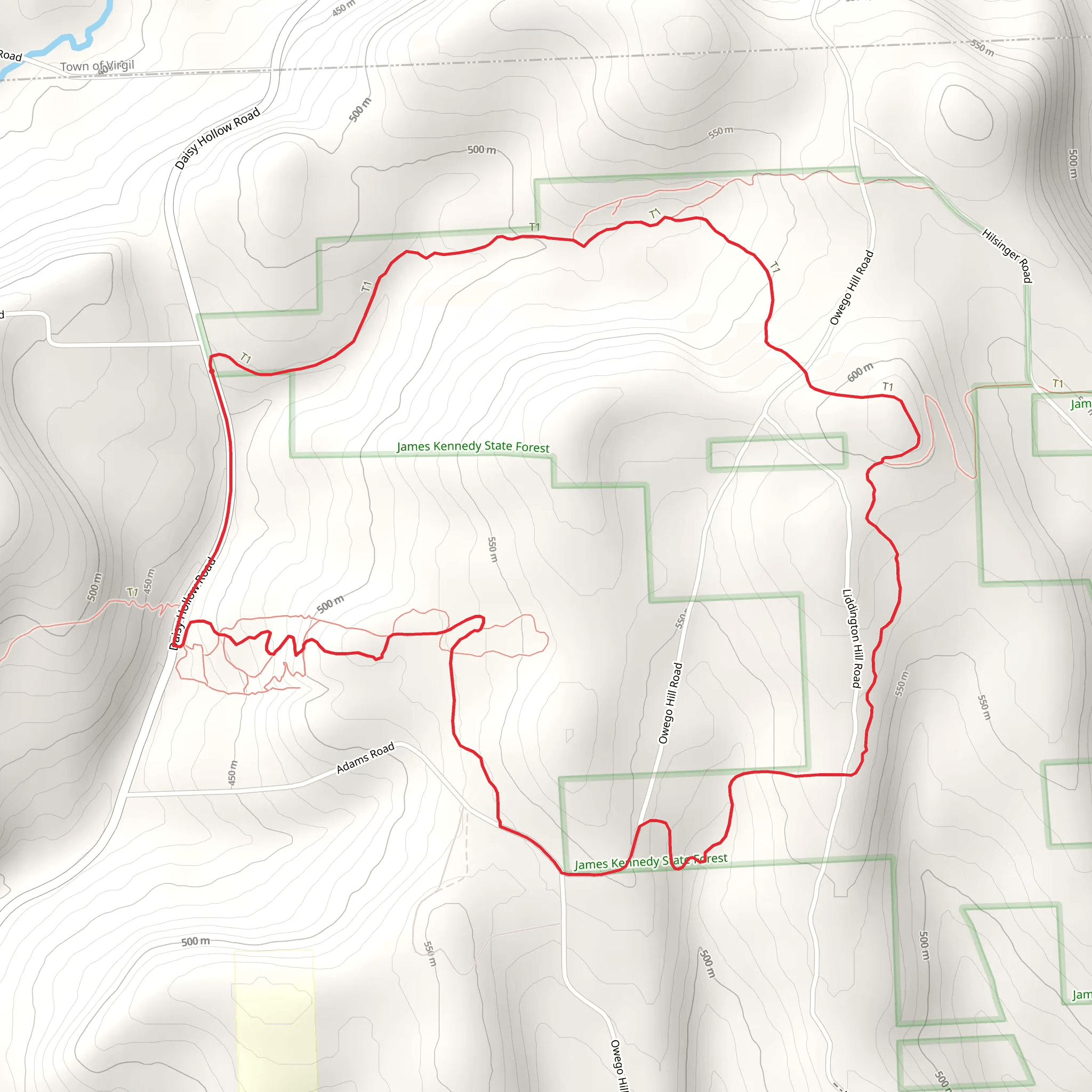 Spanish Loop and NCT mobile static map