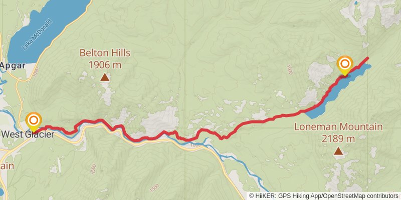 Harrison Lake via South Boundary Trail stage 3 Map