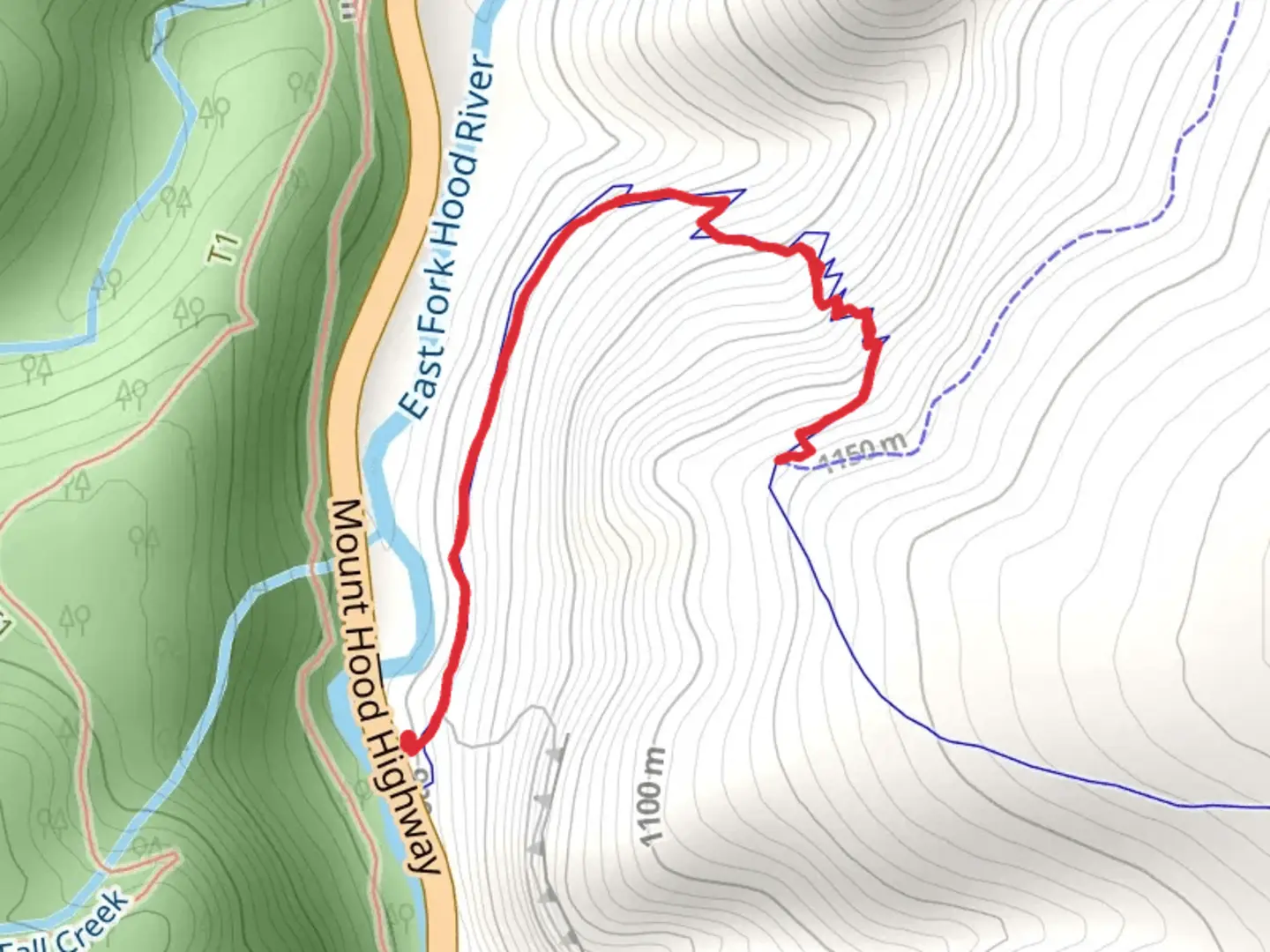 An image depicting the trail Zig Zag Trail and its surrounding area.