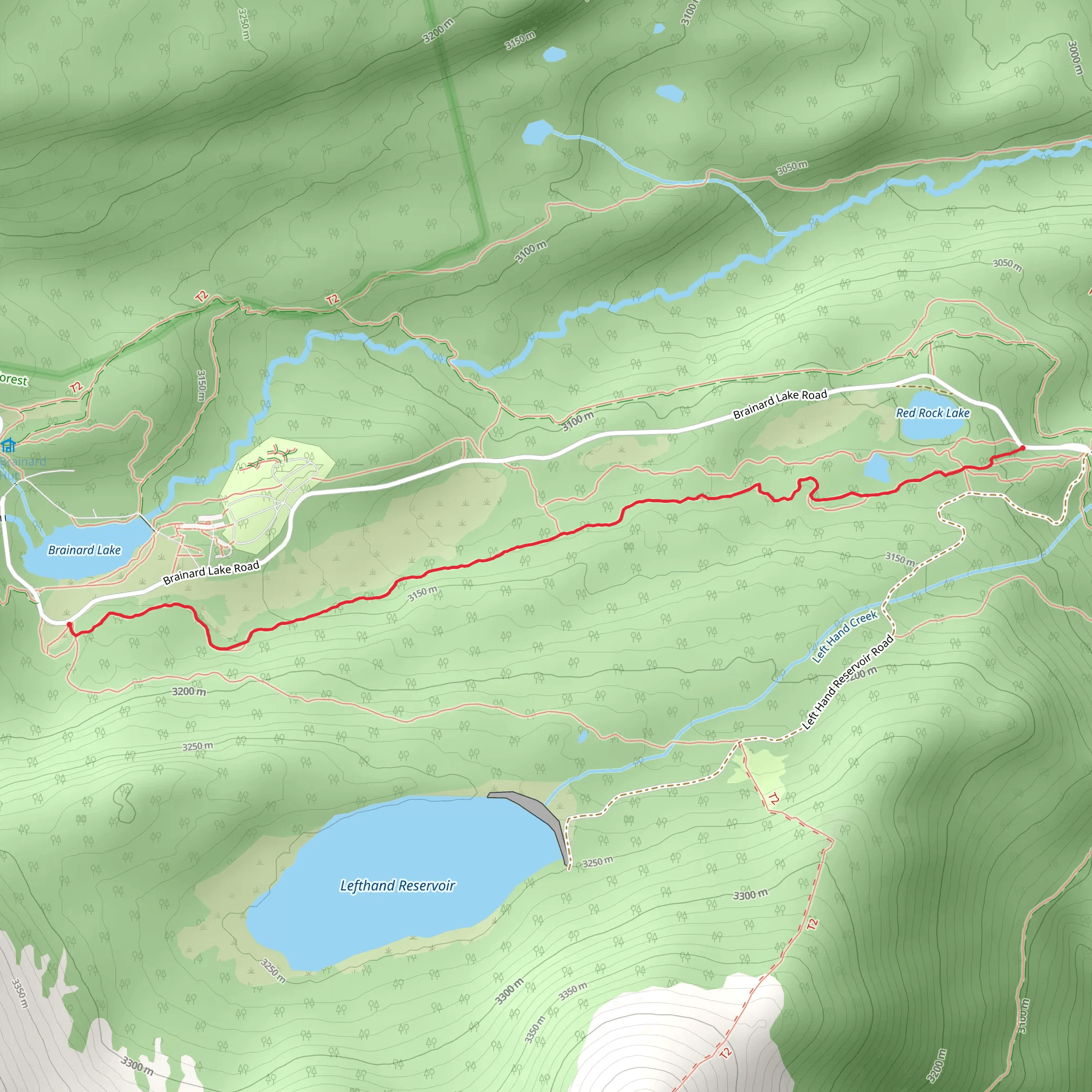 Colorado Mountain Club South Trail mobile static map