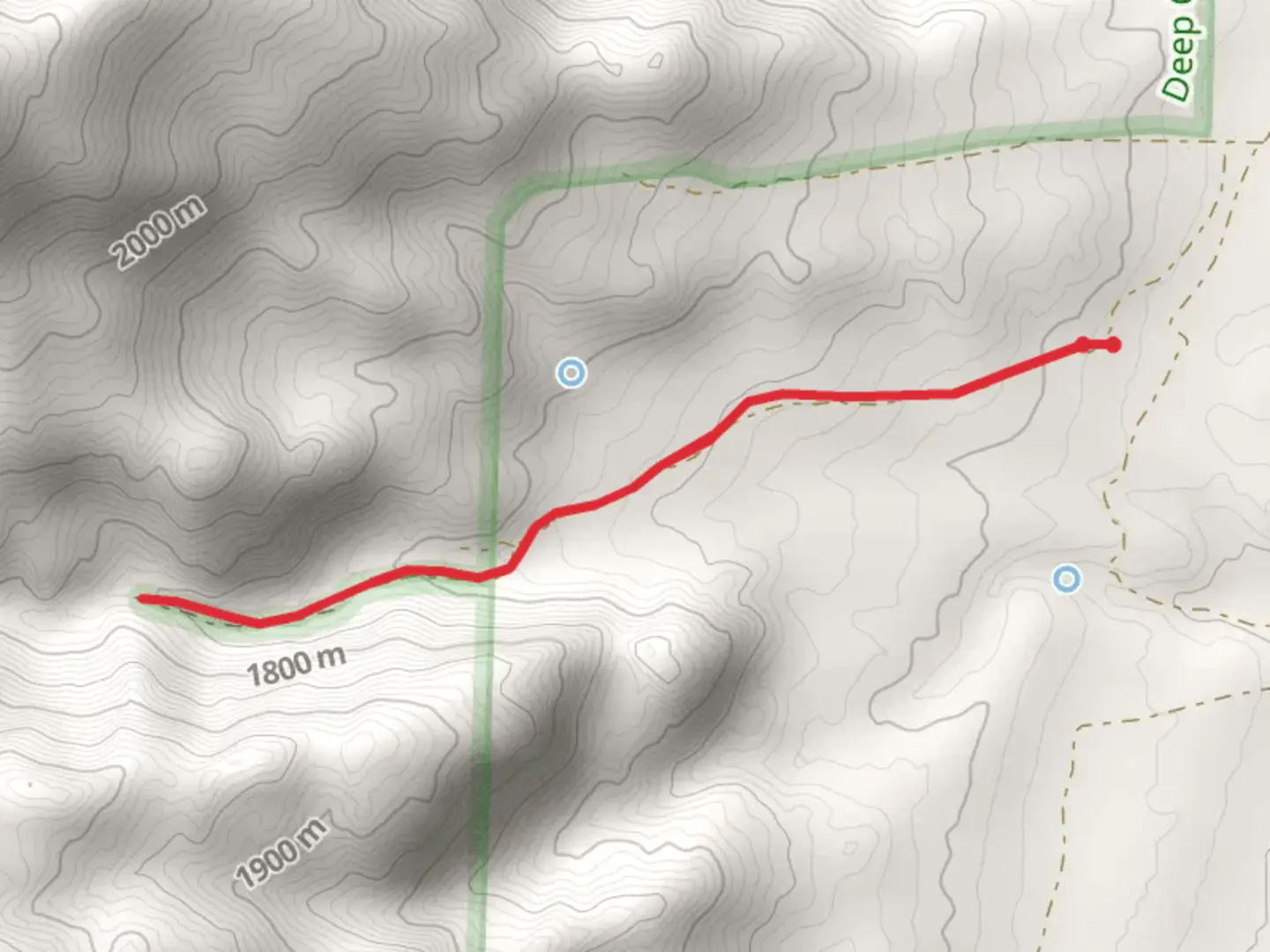 An image depicting the trail Indian Farm Creek Falls Walk and its surrounding area.