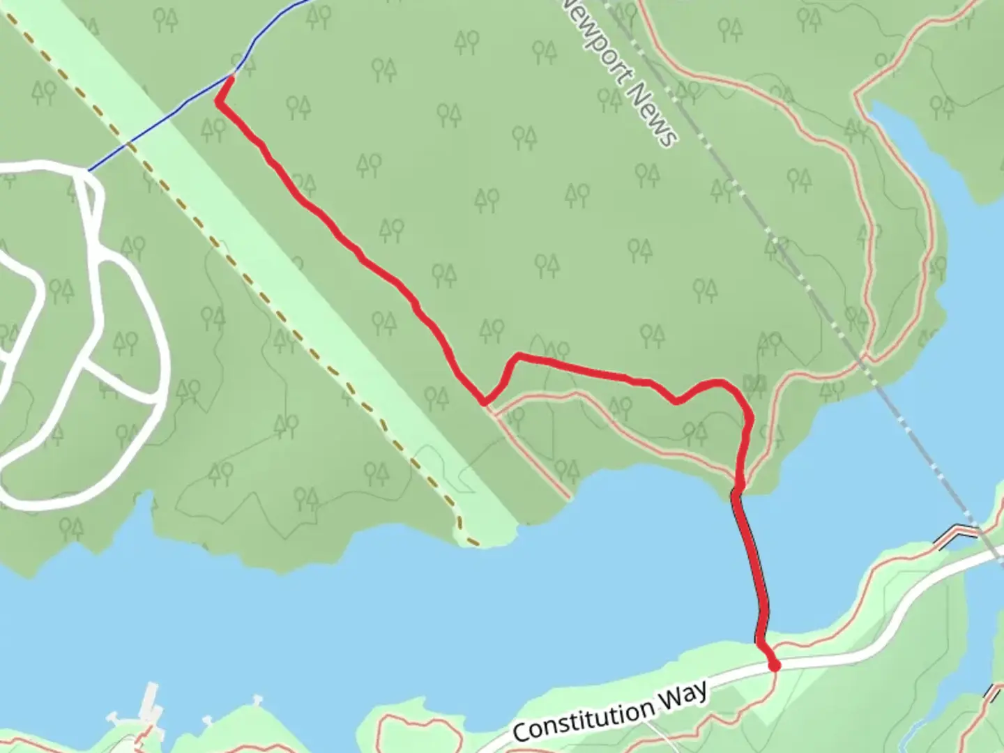 An image depicting the trail Twin Forts and Long Meadow Trail and its surrounding area.