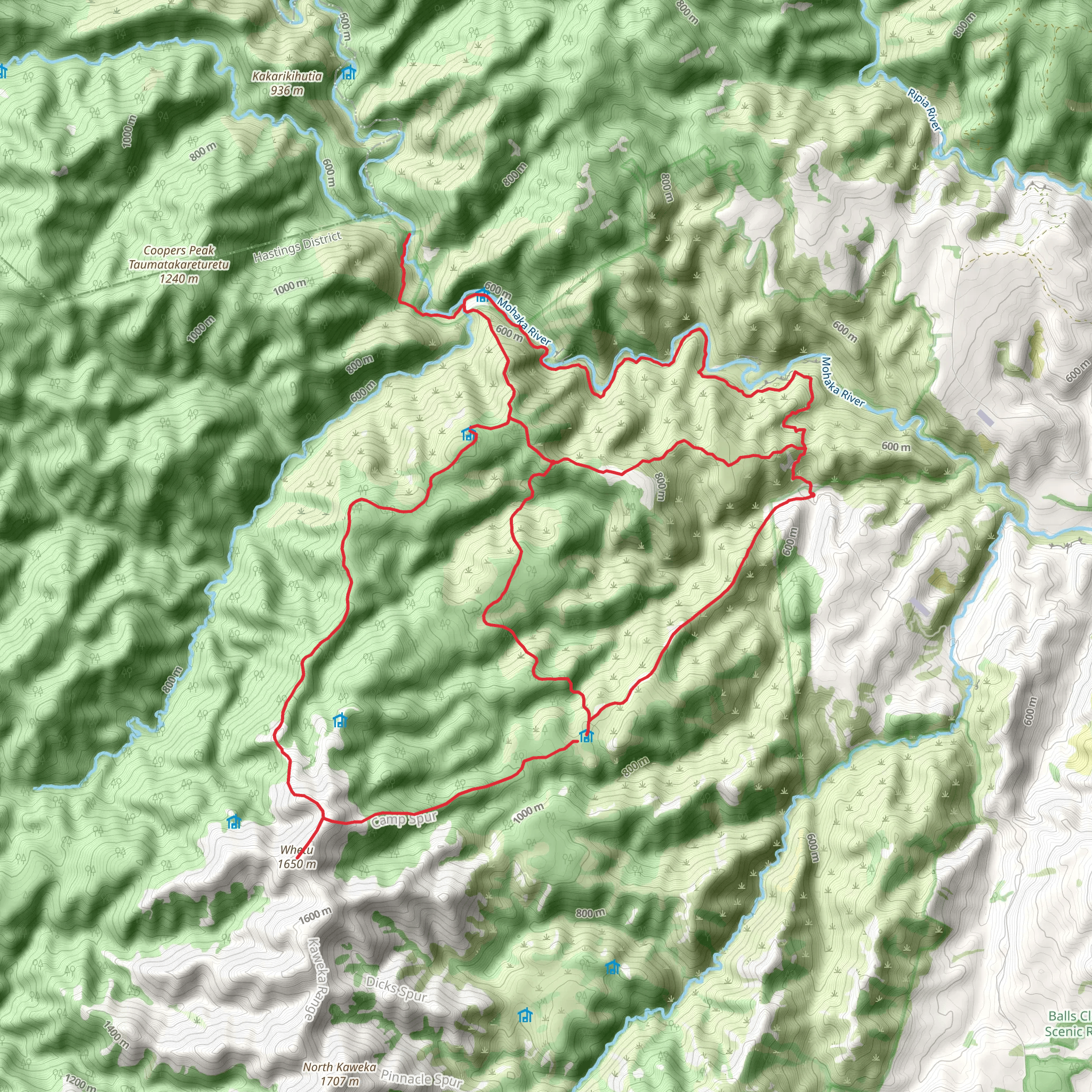 Te Puia Loop mobile static map